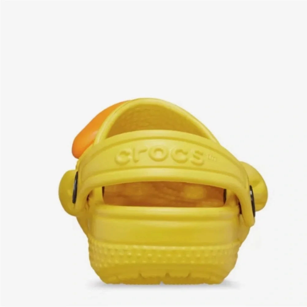 New! CROCS Littles I Am Rubber Ducky Size 2-3